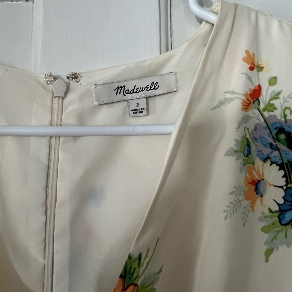 Madewell midi floral dress
